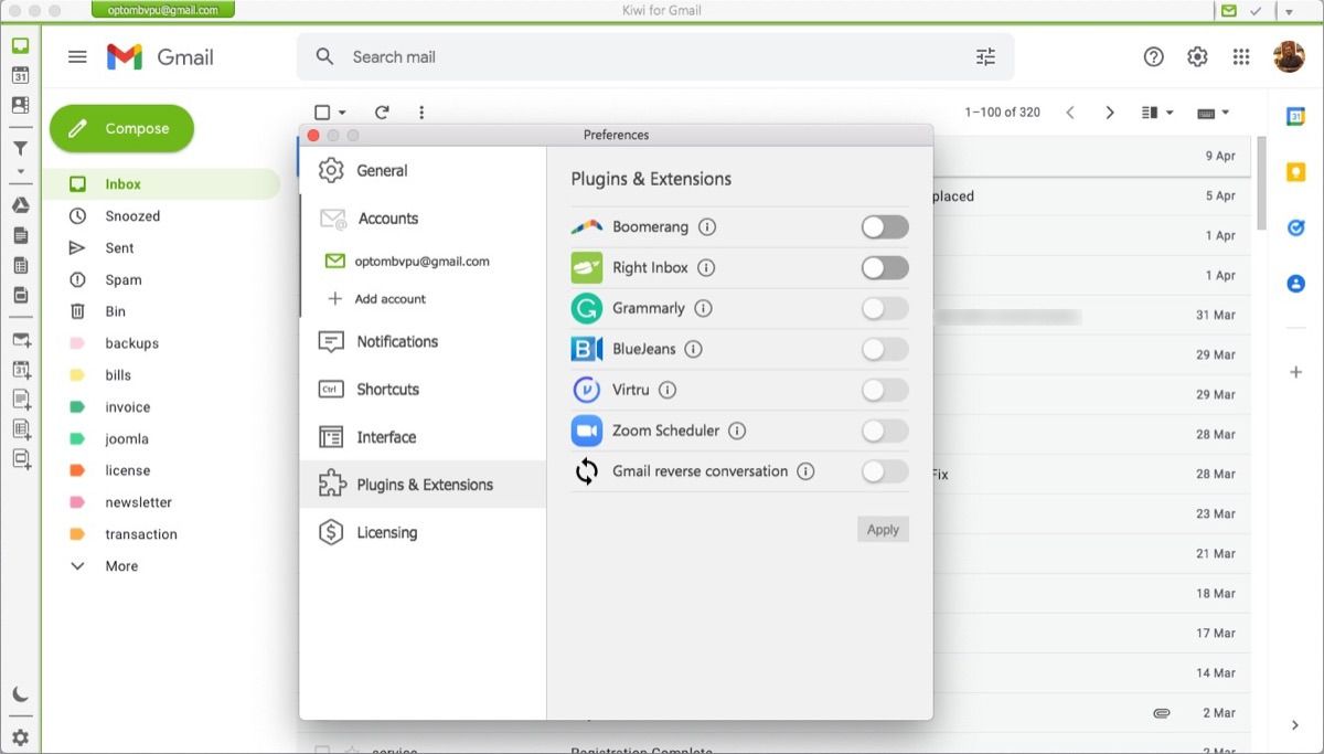 gmail for mac desktop app
