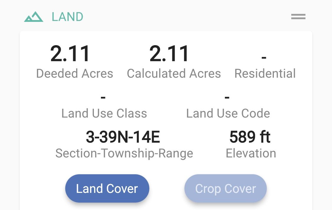 landglide property data