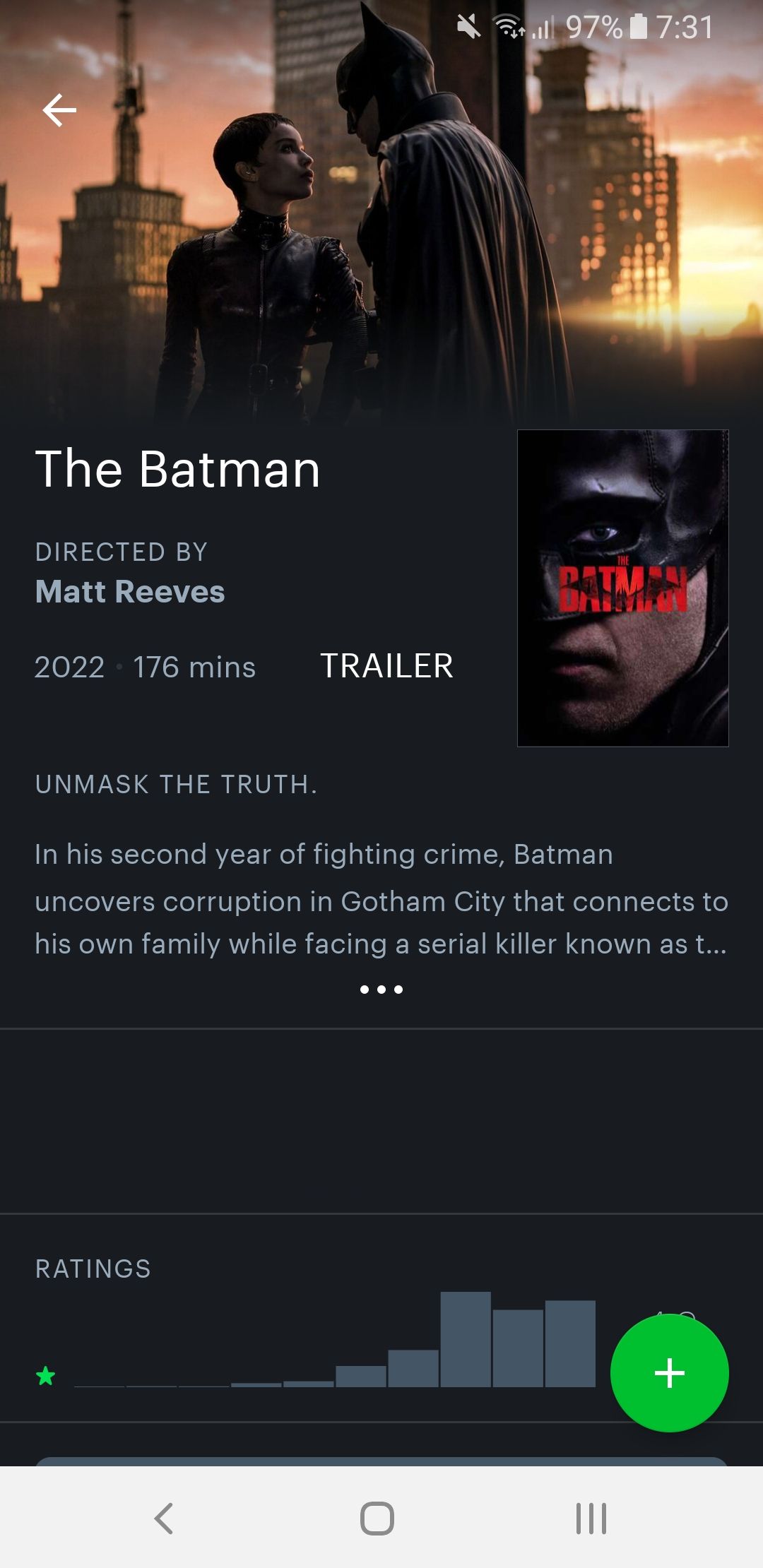 letterboxd movie overview page