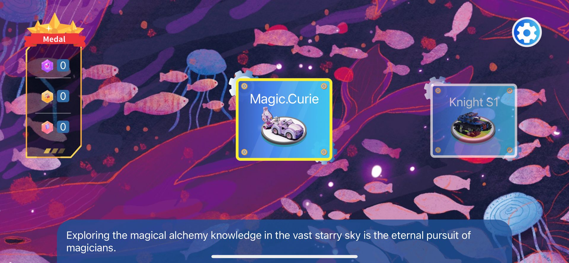 magic curie stem for girls - screenshot main