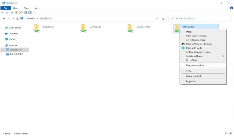 map network drive file explorer