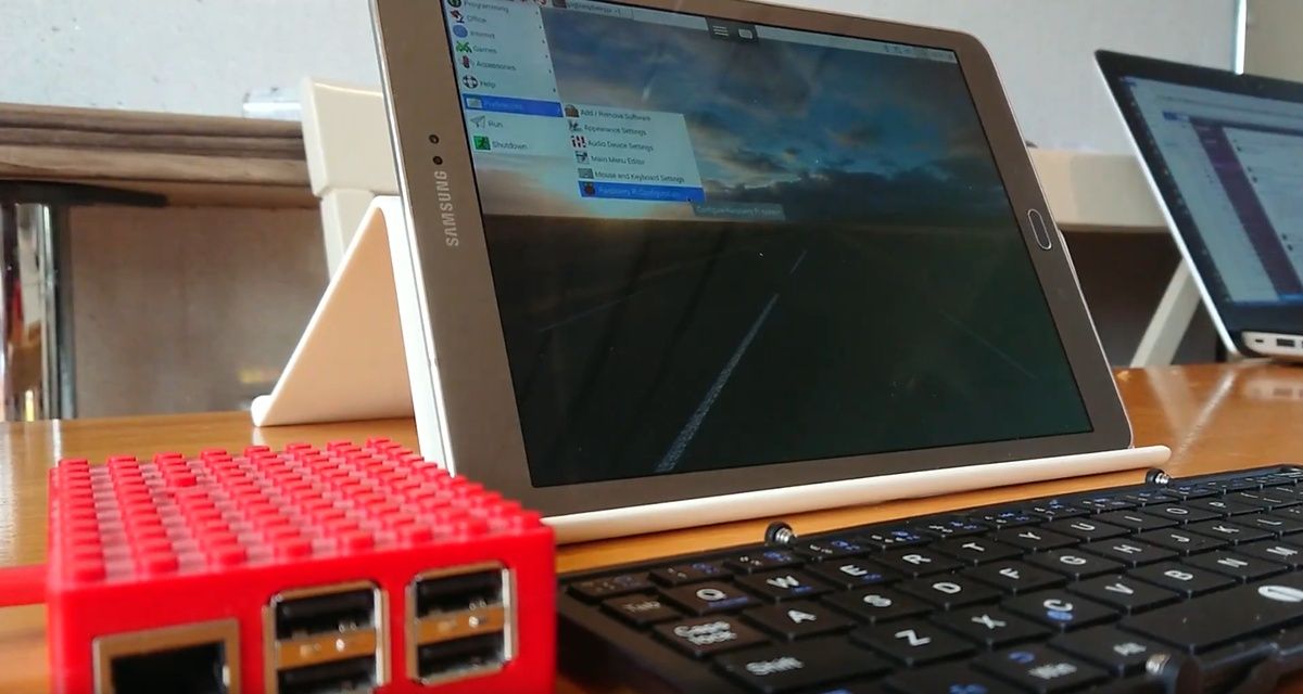 Raspberry Pi with a tablet display