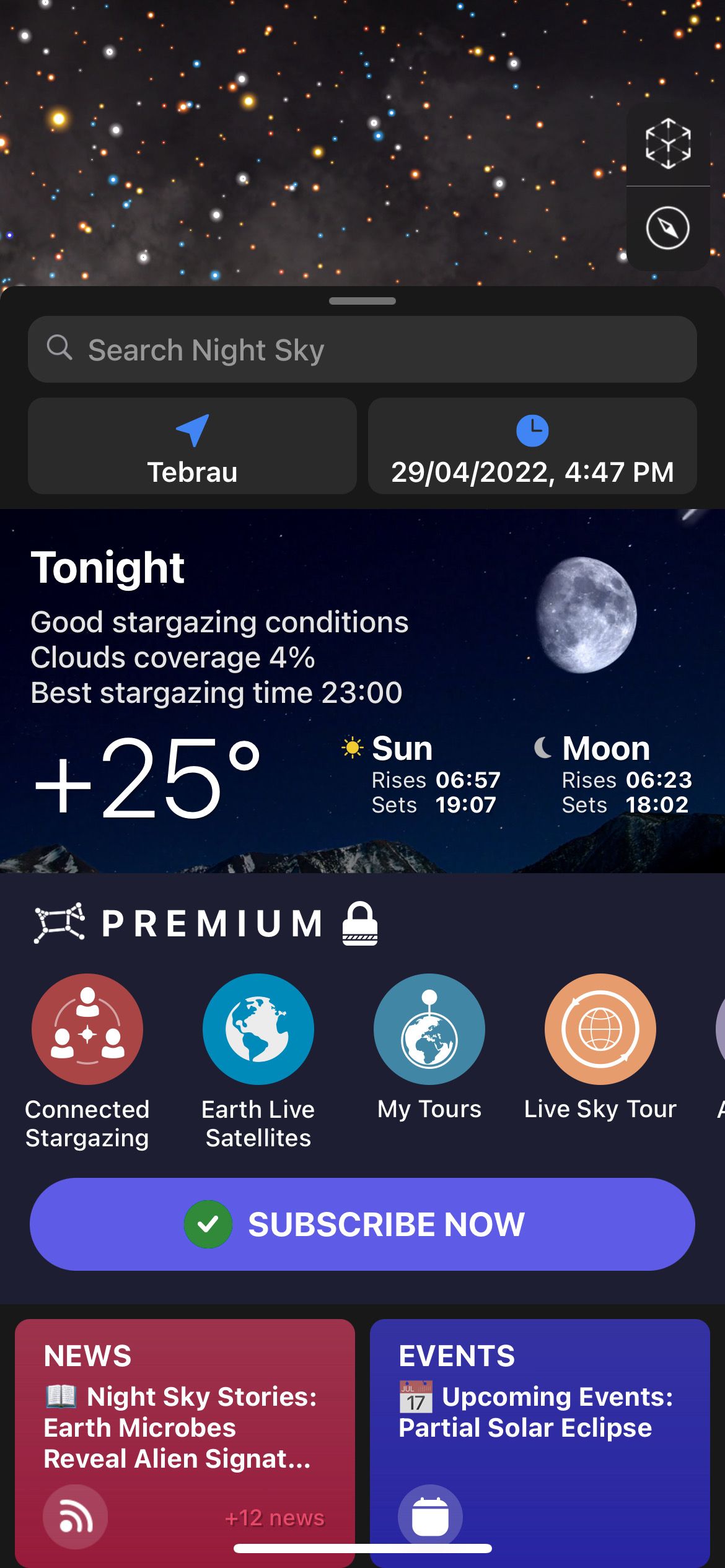 night sky app
