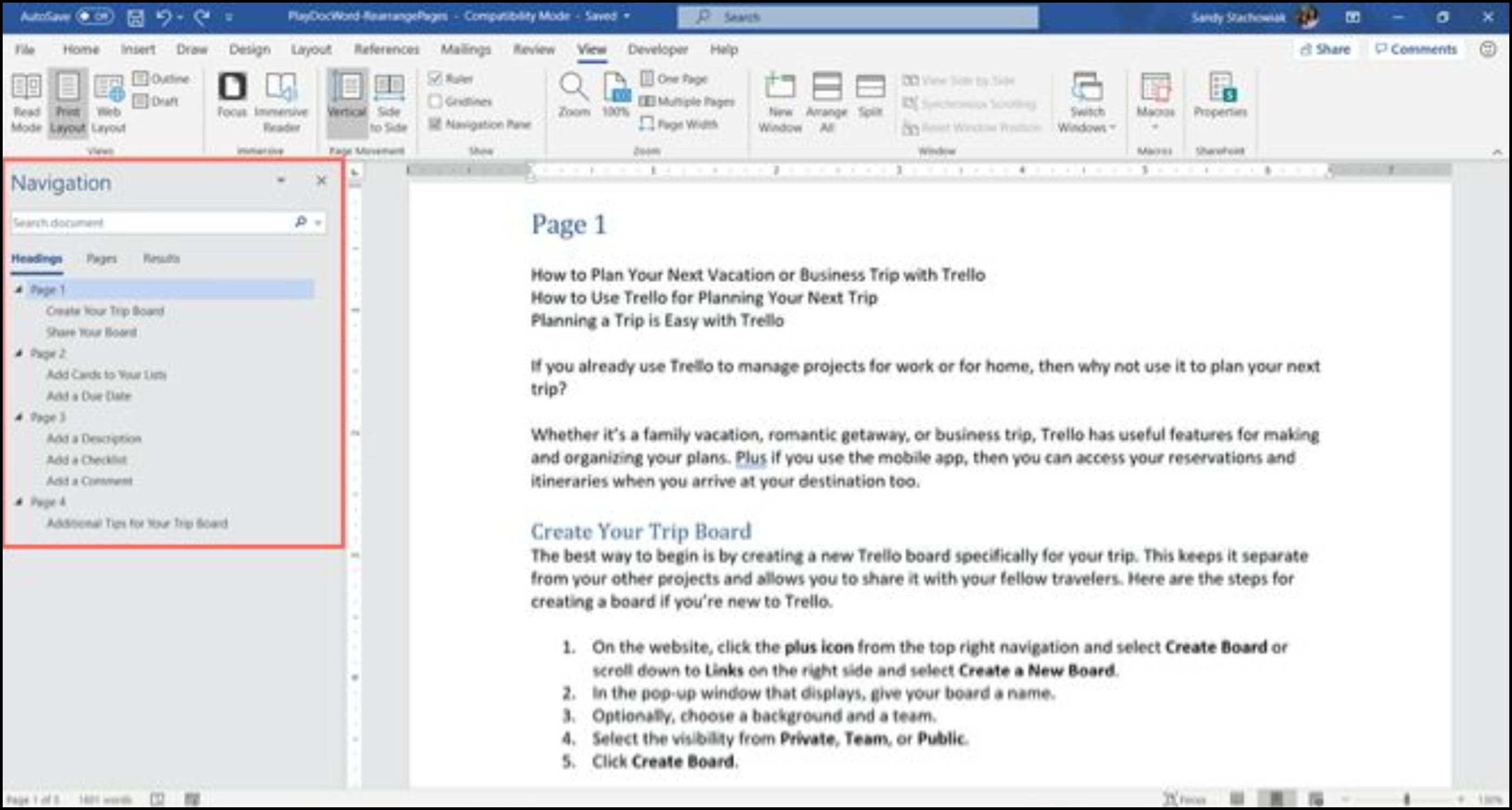 how-to-move-arrange-and-rearrange-pages-in-microsoft-word-2022