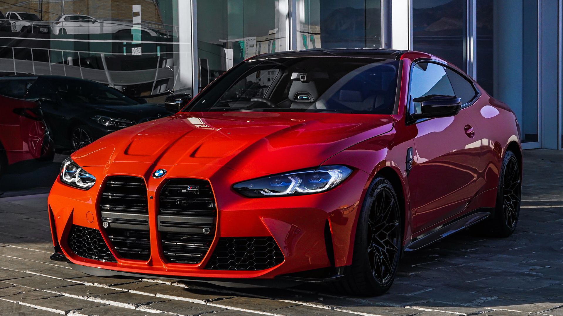 A Red BMW M4