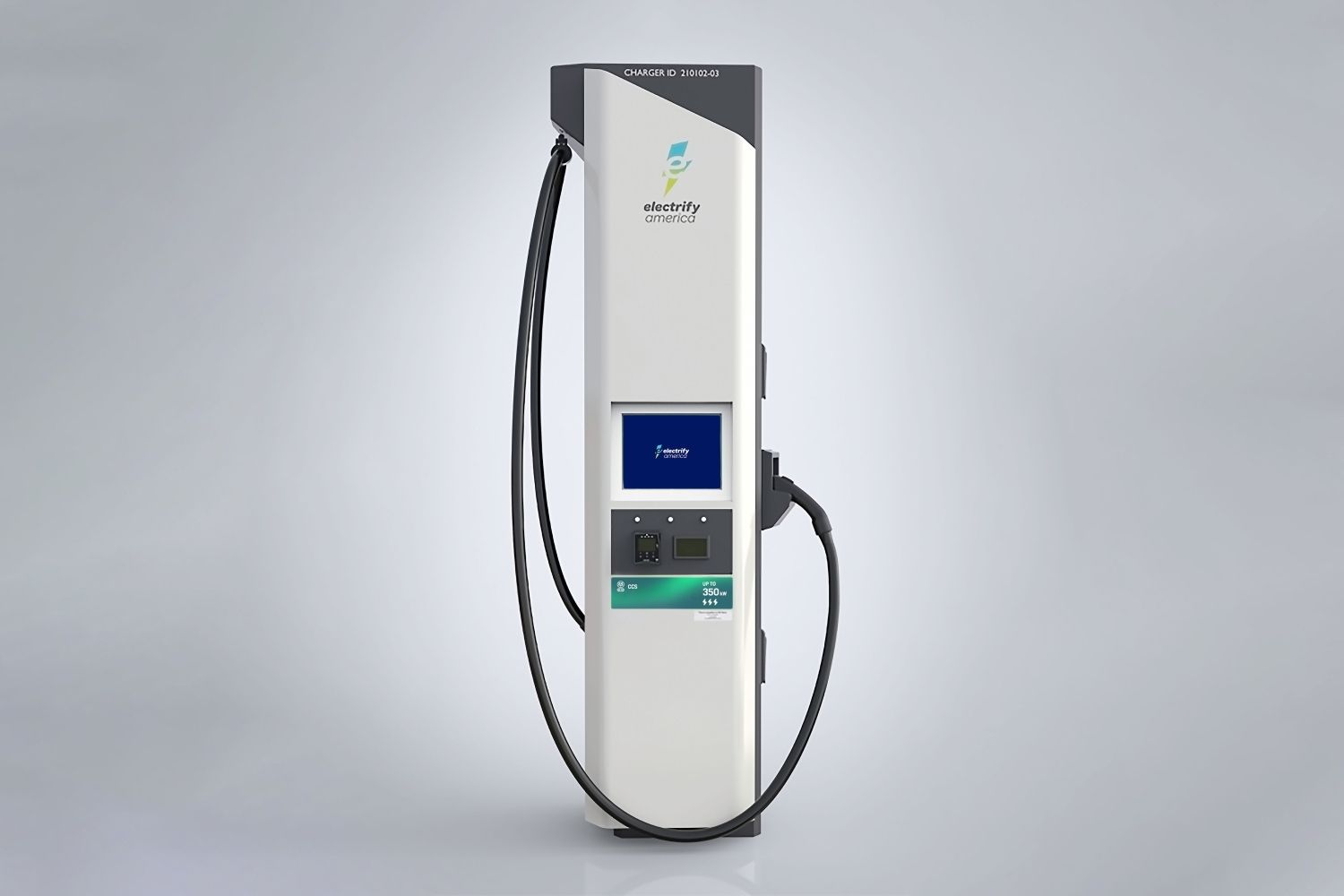 redesigned electrify america fast chargers