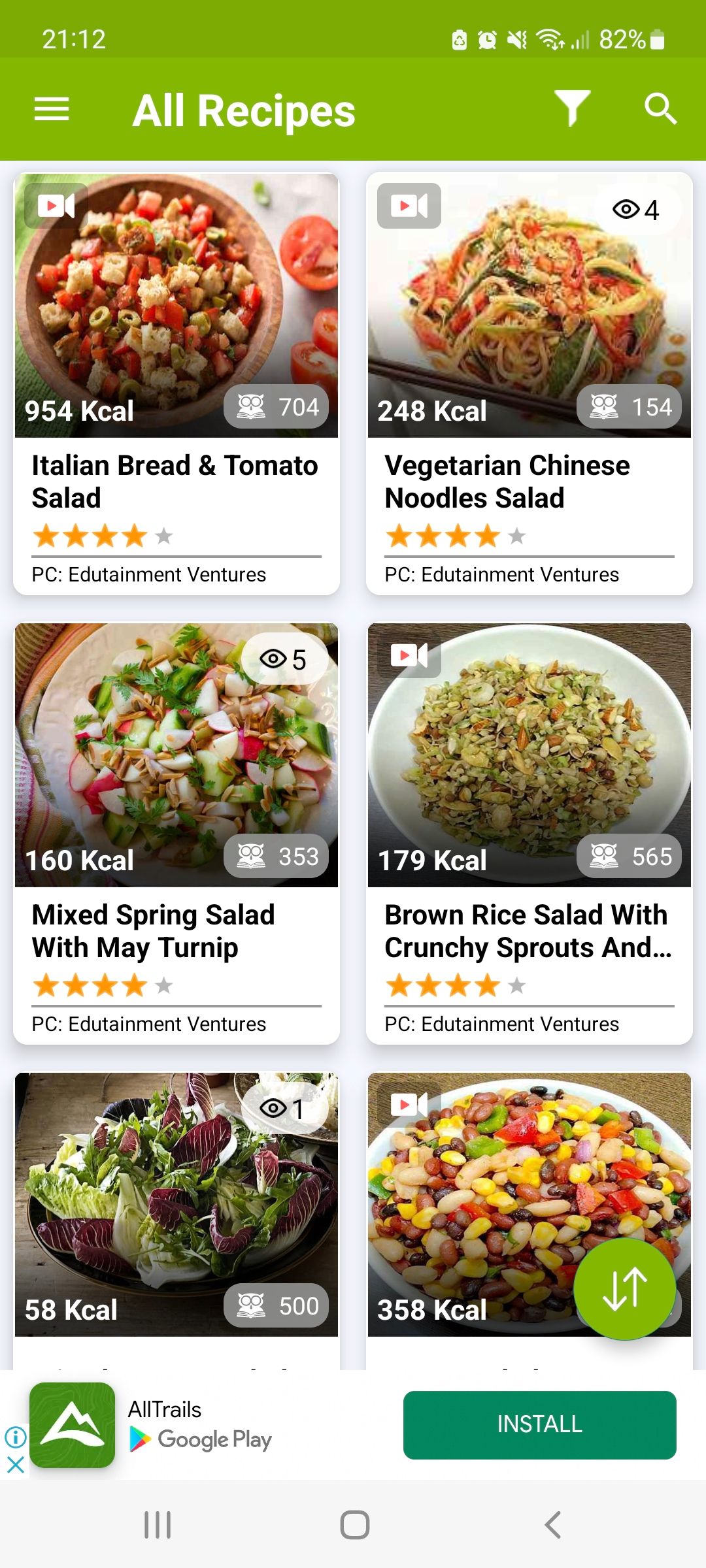 salad recipes healthy foods app all recipes