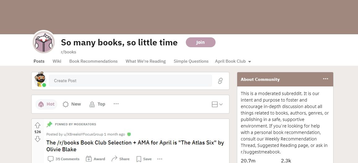 subreddit books screenshot