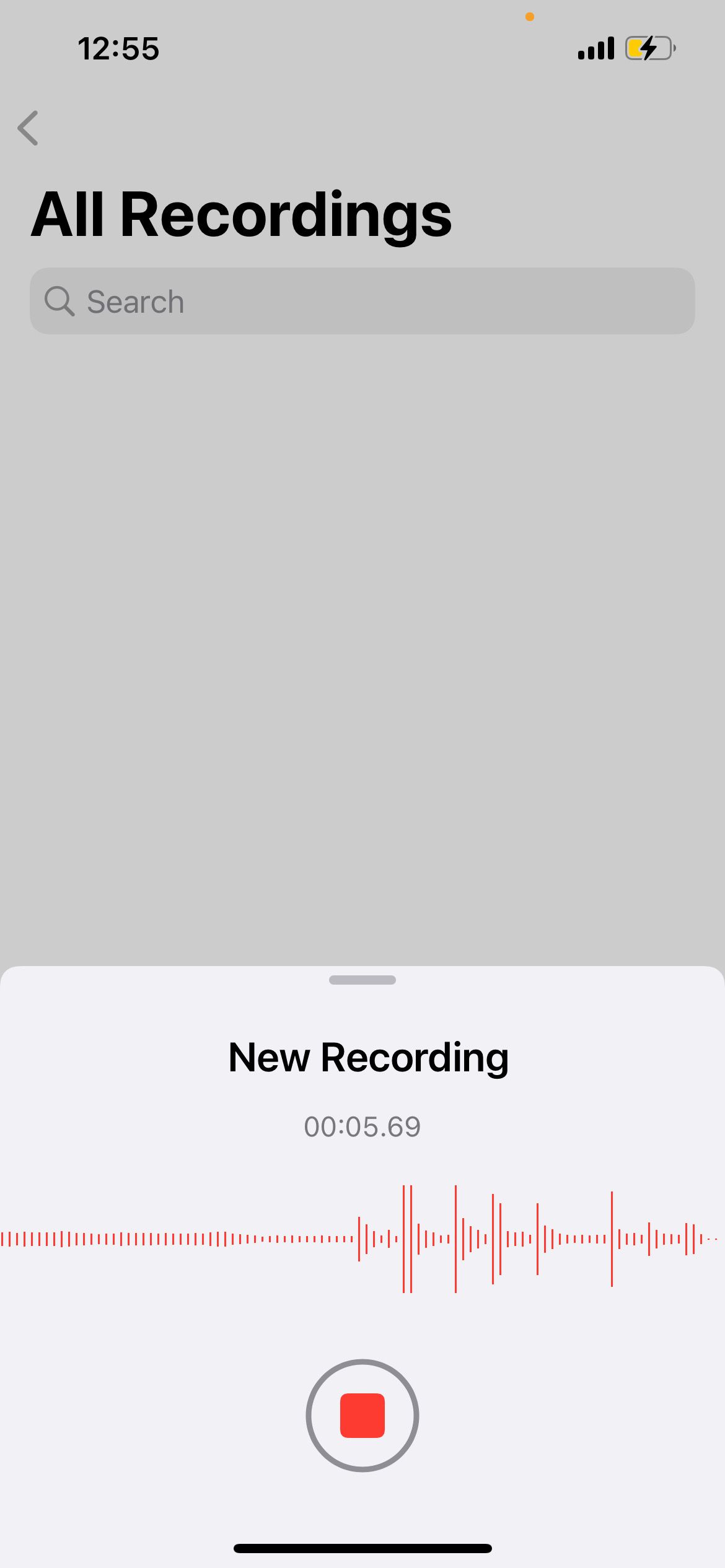 recording audio in iphone voice memos app