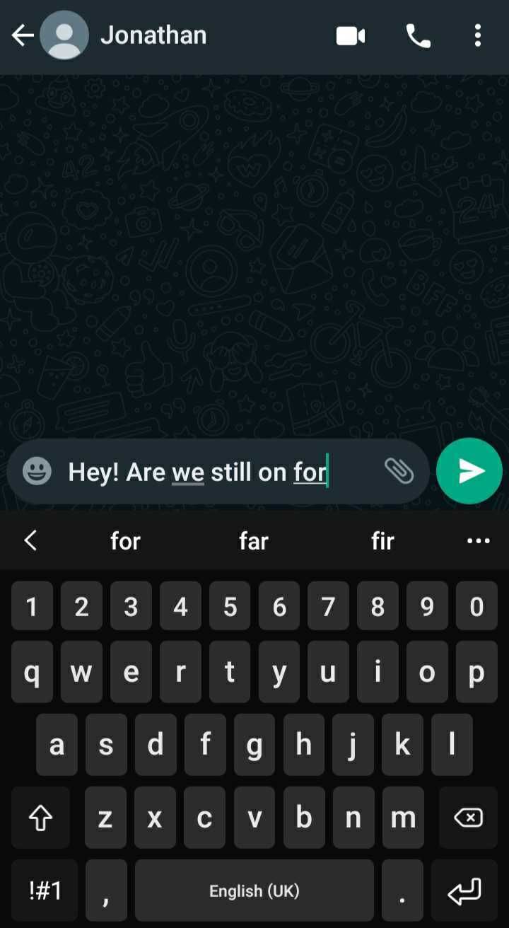 whatsapp chat screenshot