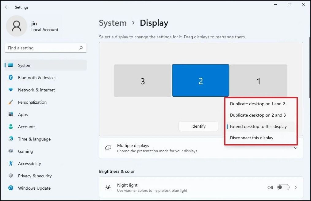 Multiple monitors viewing mode