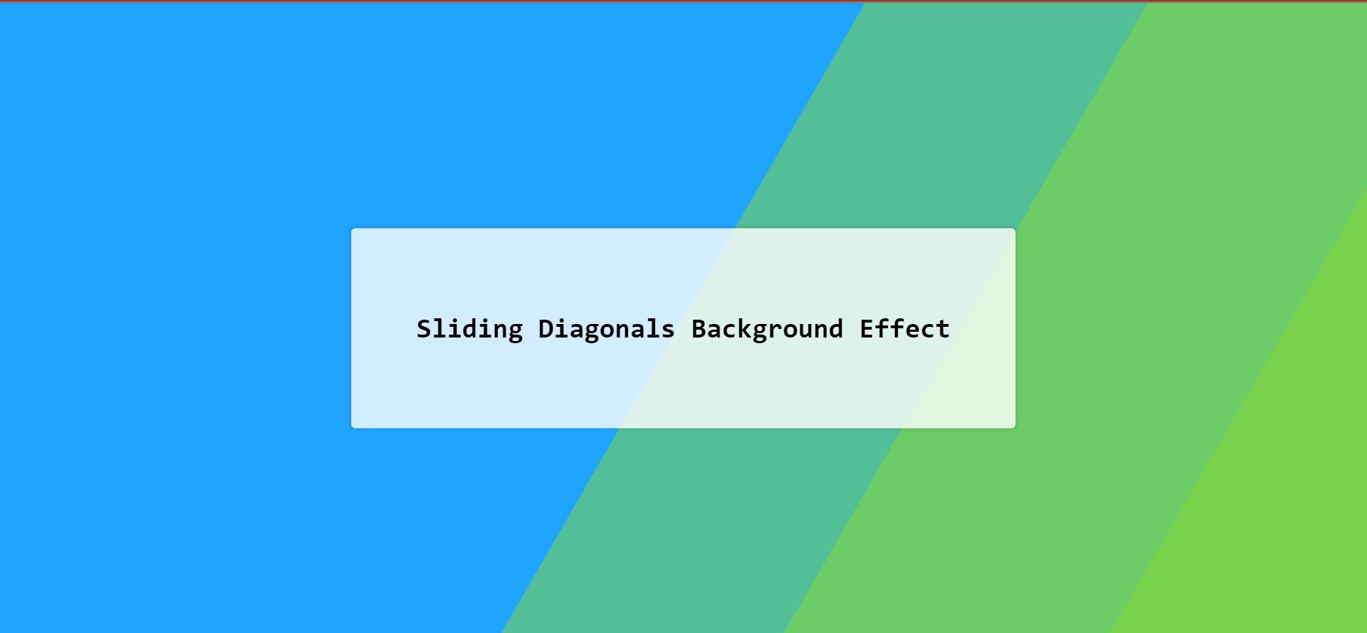 Sliding diagonals background animation