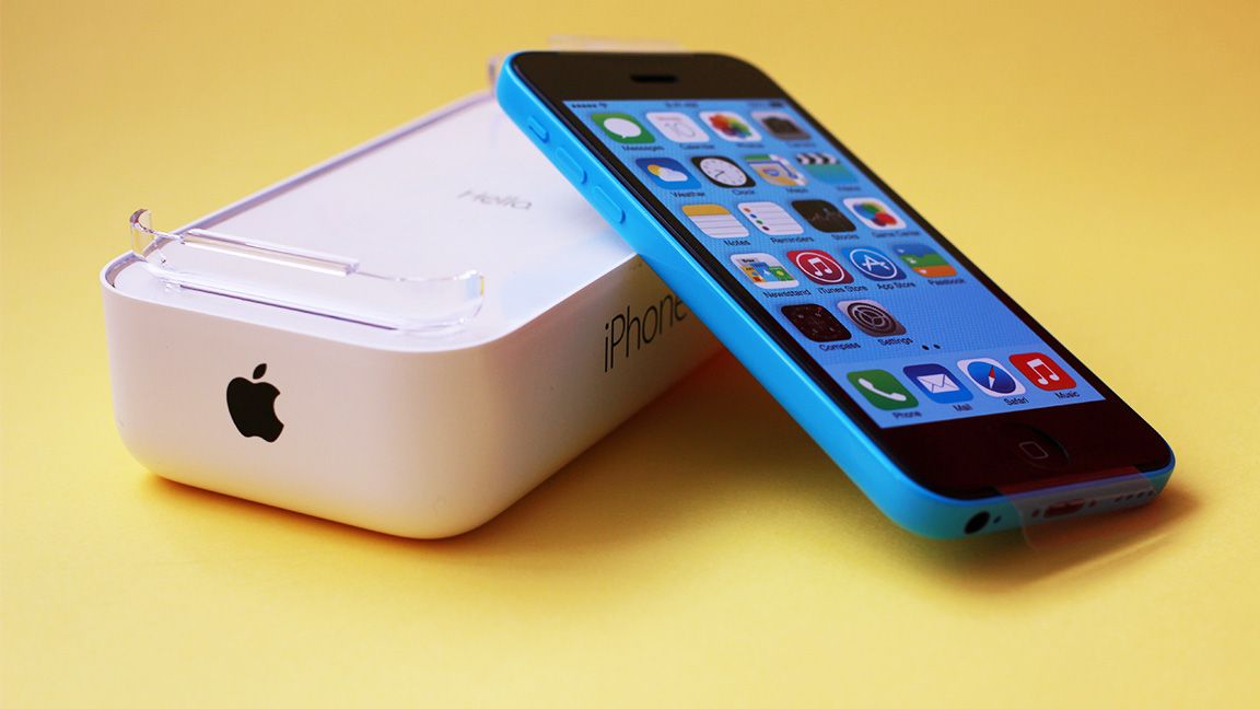 iPhone 5c with box