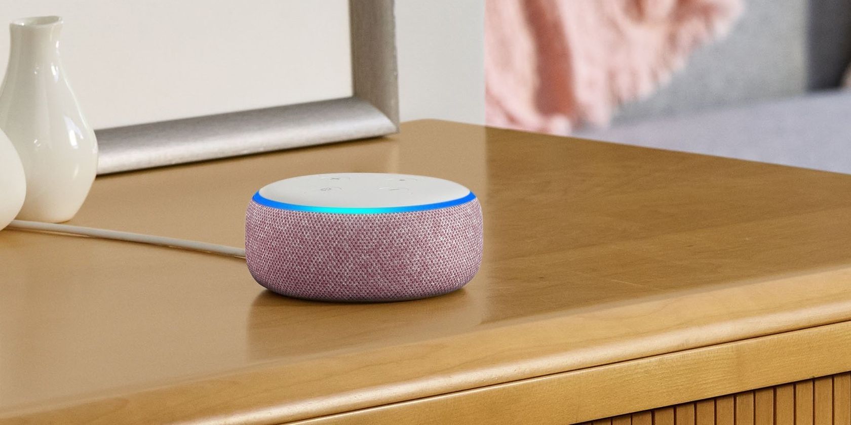 Amazon Echo On Side Table