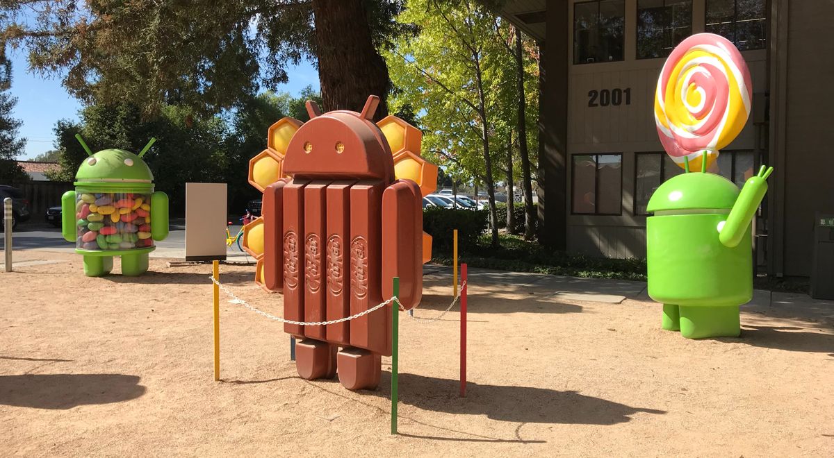 Android KitKat, Lollipop, and Marshmallow easter eggs 