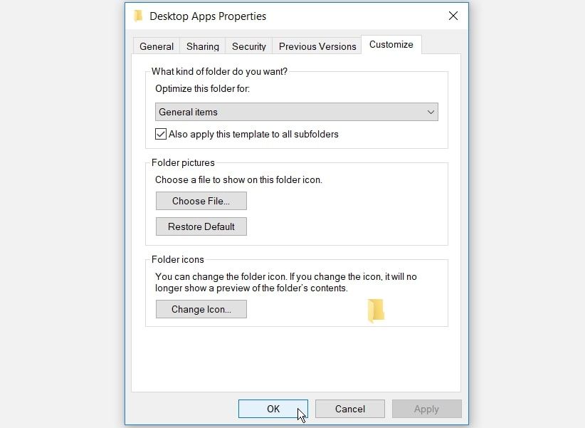 Configuring Folder Optimization Settings