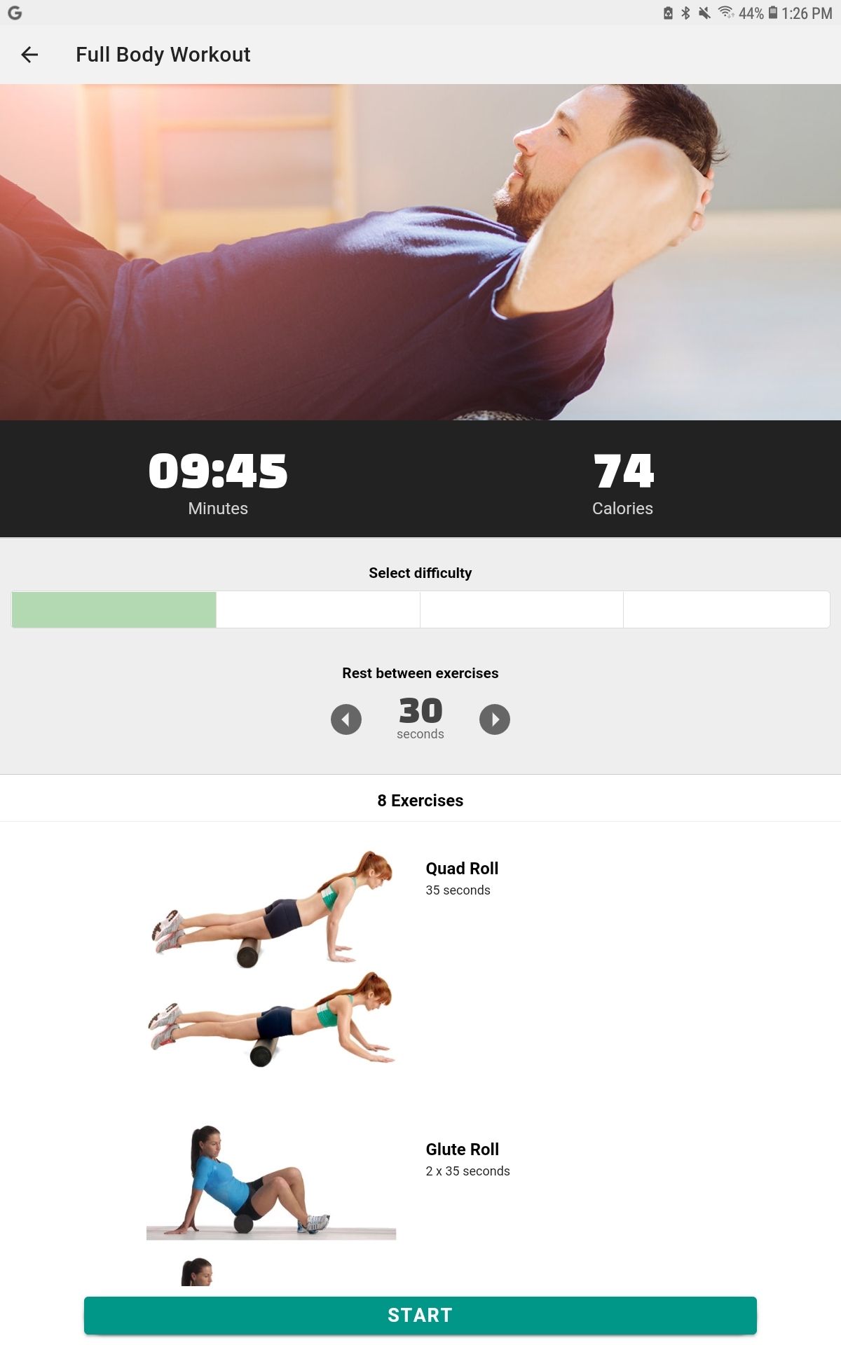 Foam Roller Exercises app full body workout