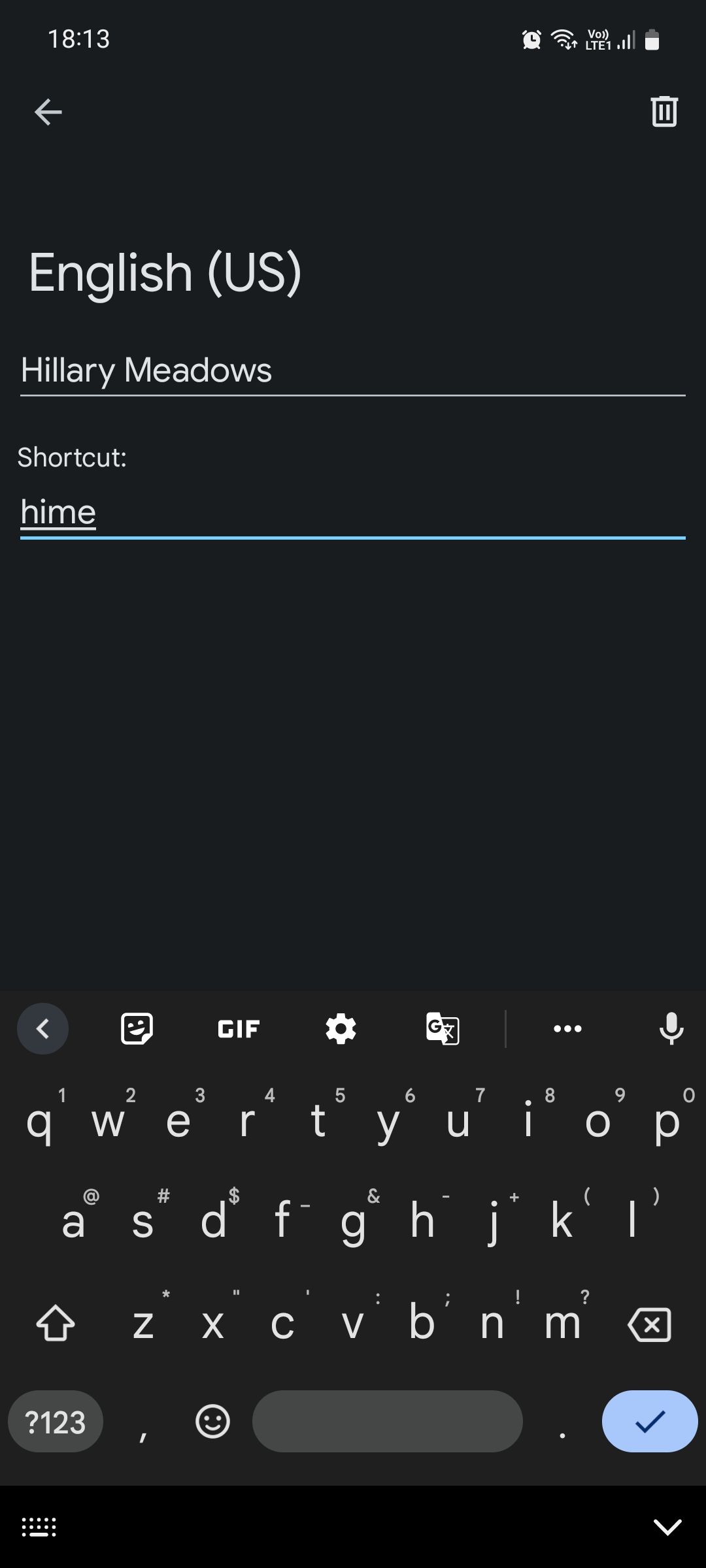 Gboard add words to dictionary