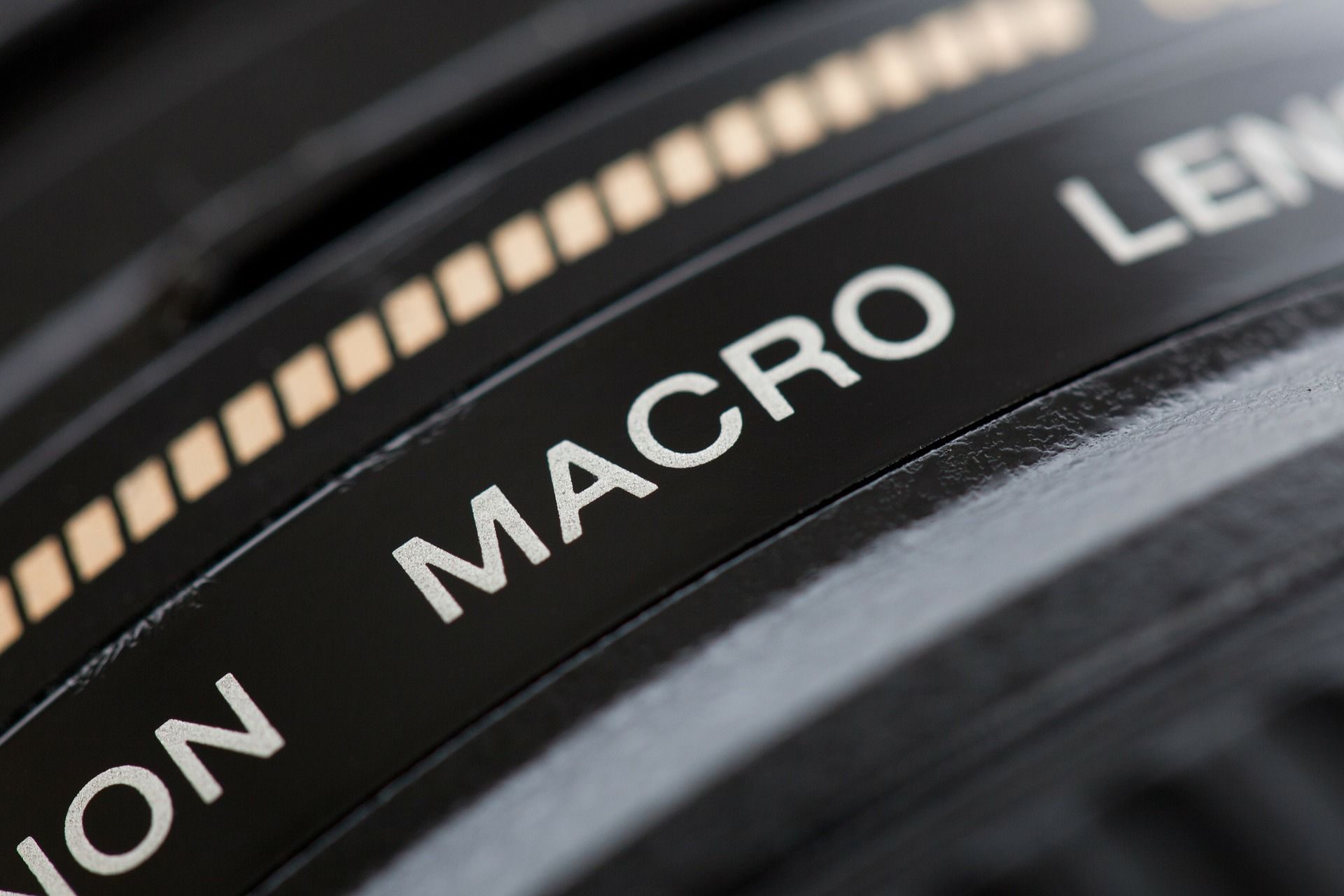 Closeup of a Macro Lens
