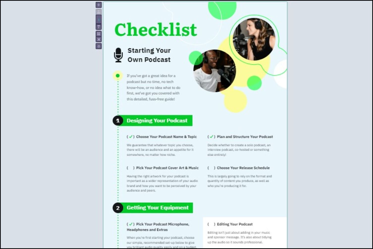 Podcast Planning Checklist