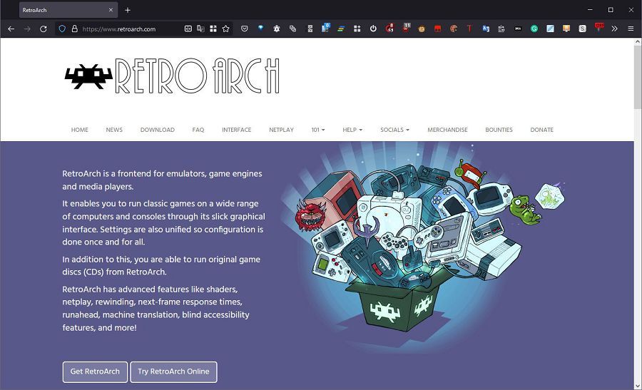 Retroarch Official Site