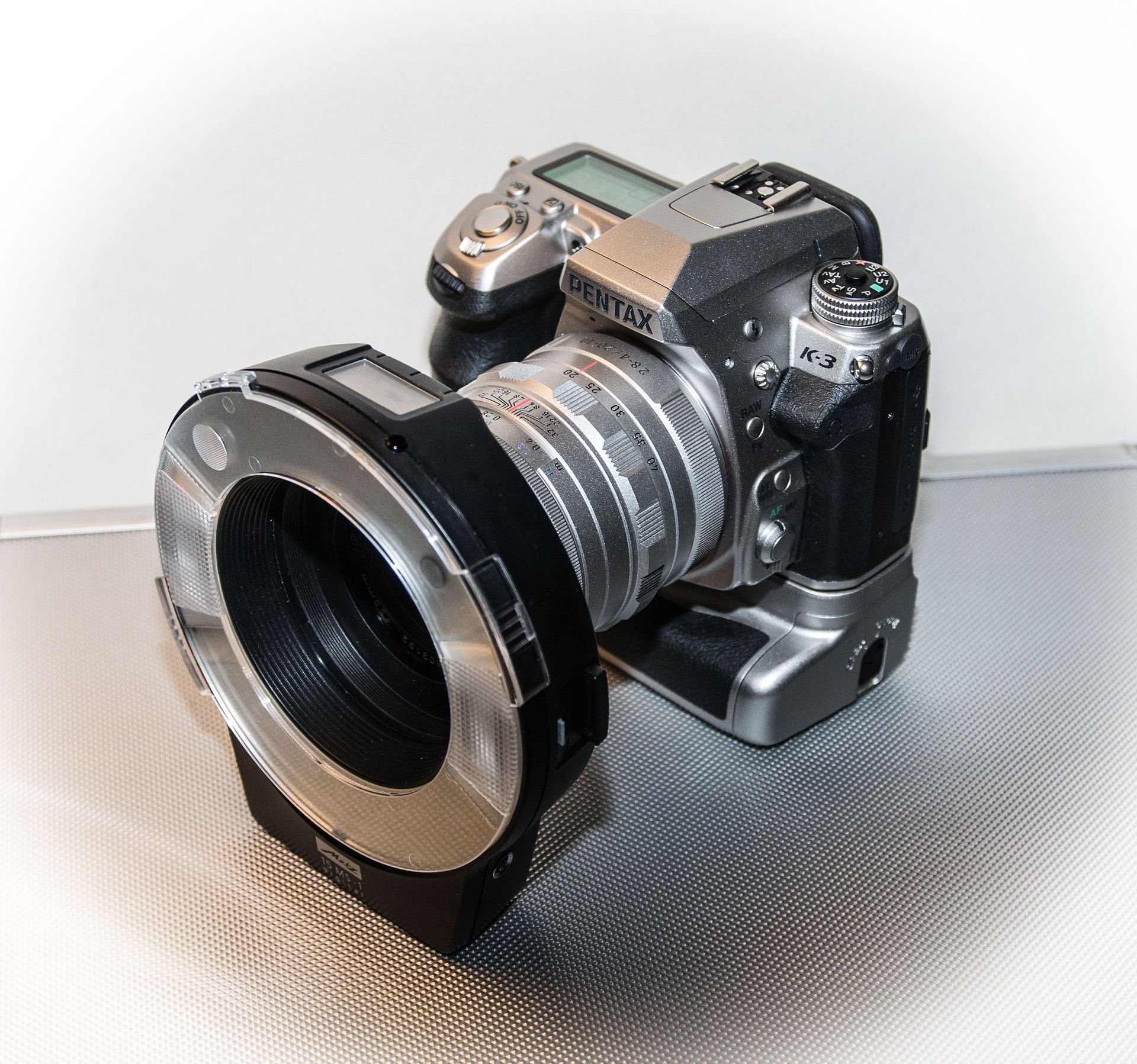 Ring Flash on a Pentax camera