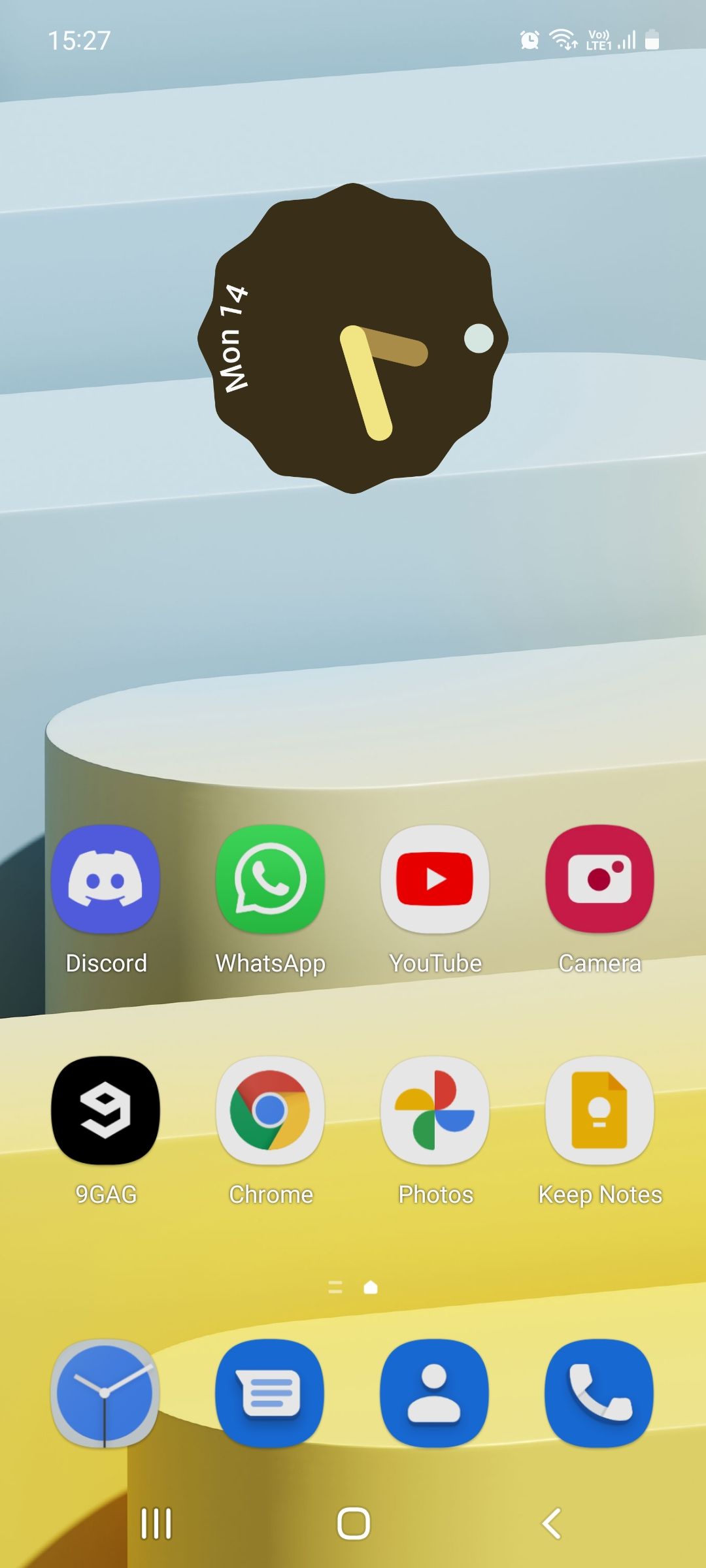 صفحه اصلی Samsung One UI 1