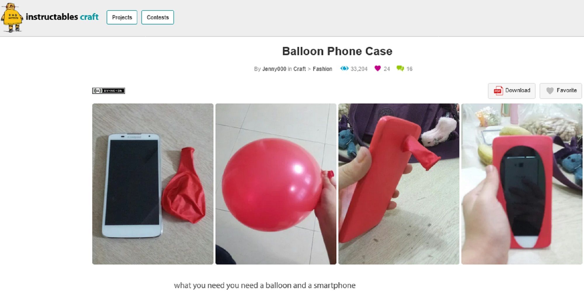 Screengrab of Balloon Phone Case