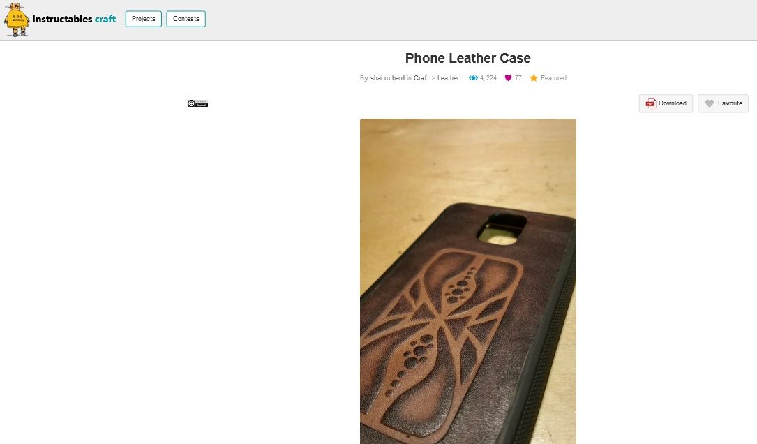 Screengrab of Phone Leather Case