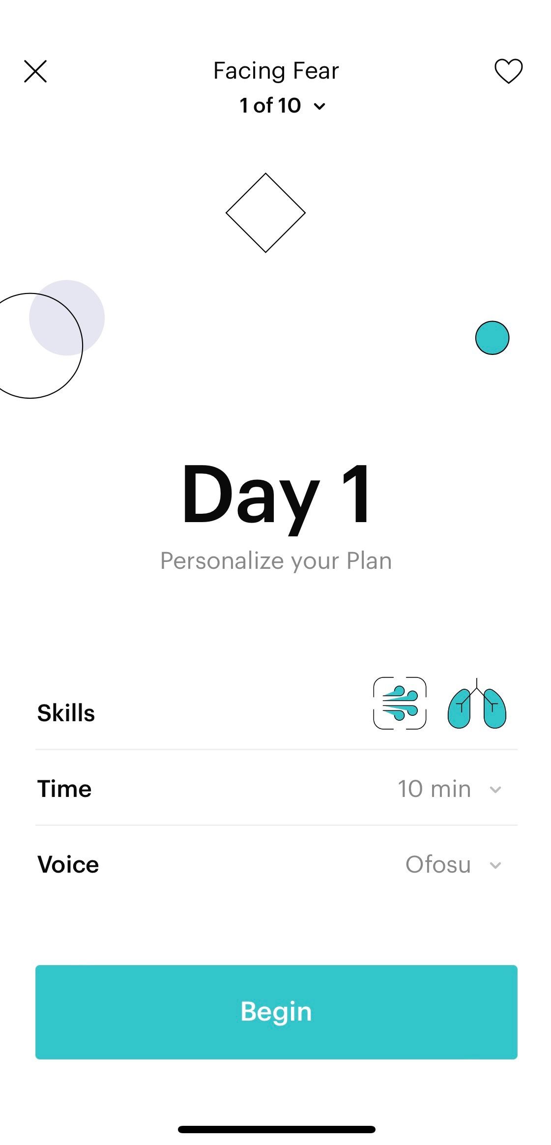 Screenshot of Balance app showing meditation plans 3