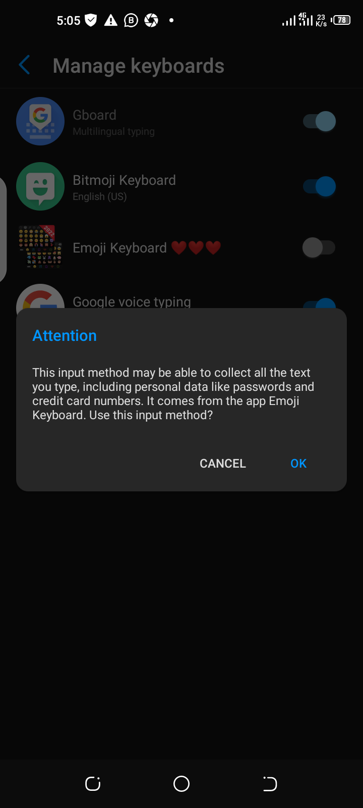 Your Android keyboard has access to everything you type