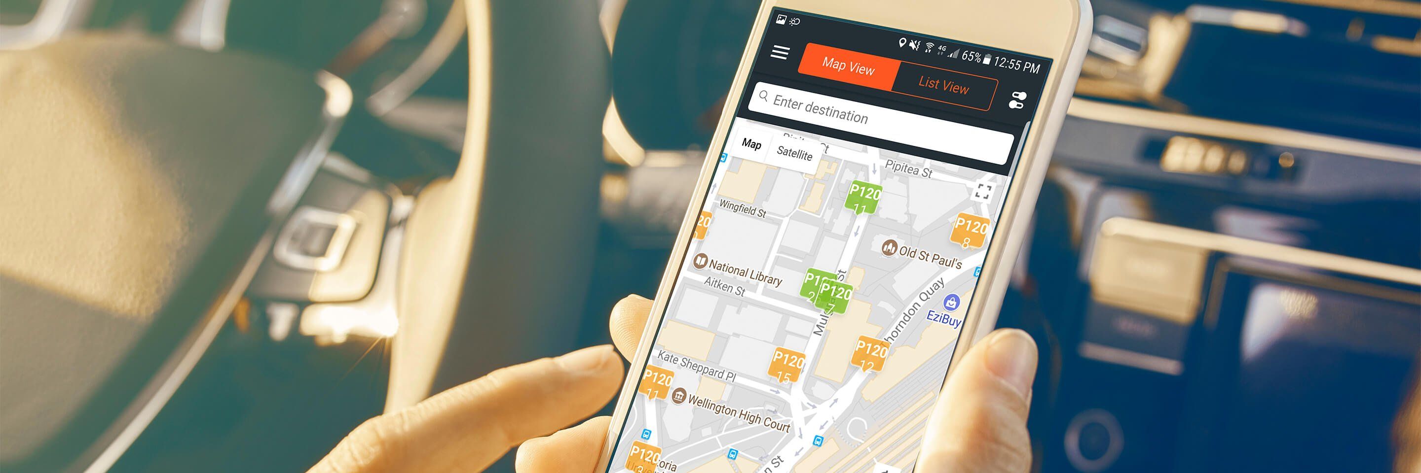 Smart Parking mobile app