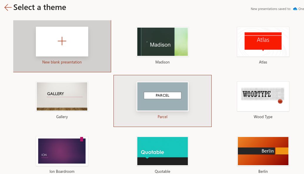 Templates in PowerPoint