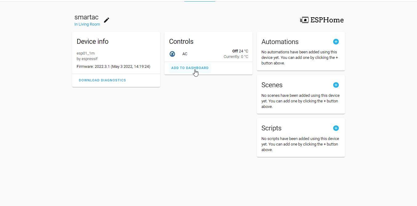 add smart ac ir climate controller to home assistant