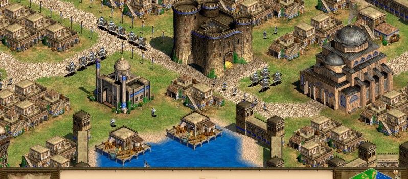 An in-game image from Age of Empires 2