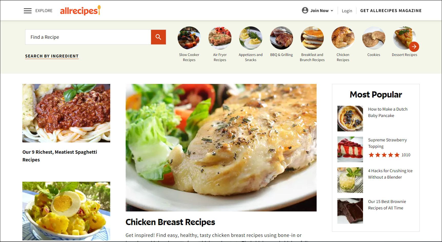 صفحه اصلی AllRecipes