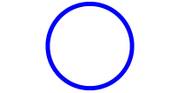 Open Blue Circle Check Mark