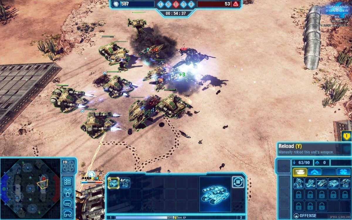 An in-game image from Command and Conquer 4