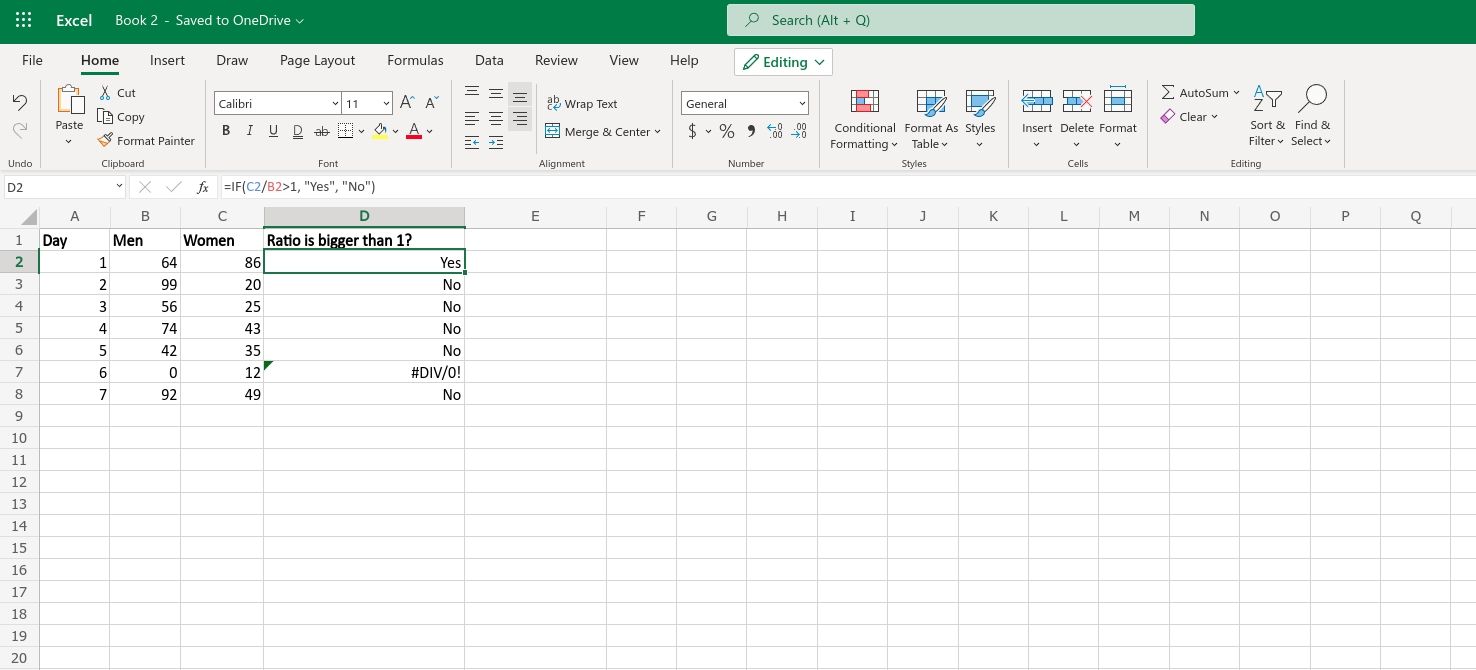 excel if then formula