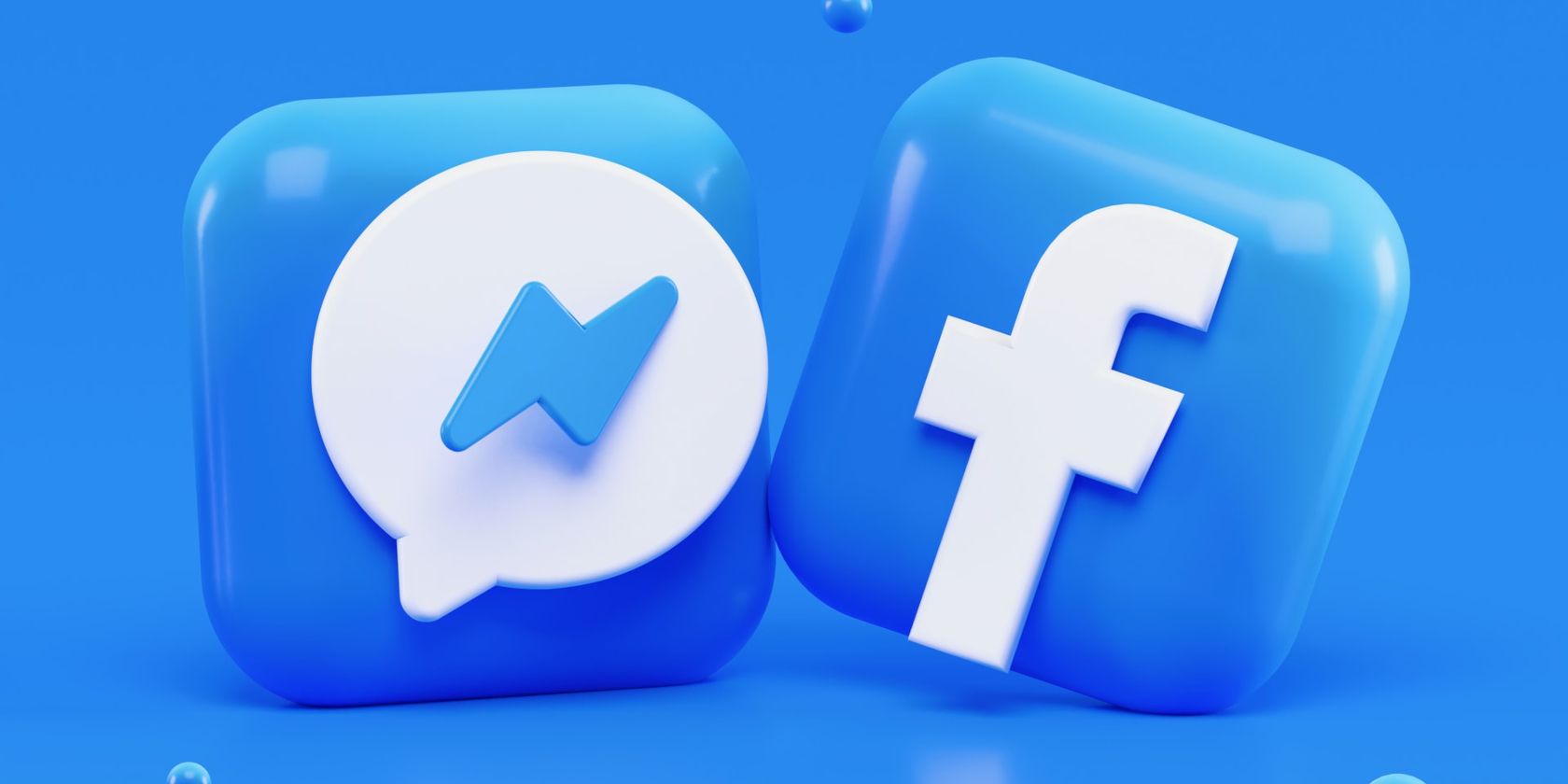 Facebook and Messenger icons