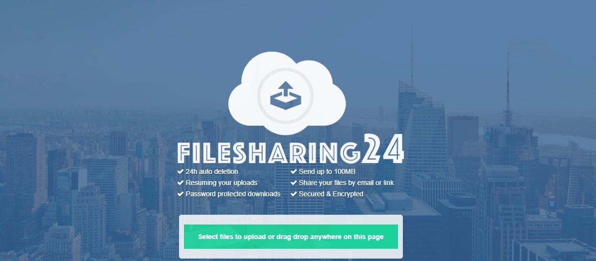 filesharing24 screenshot