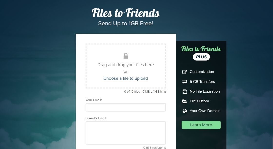 filestofriends screenshot