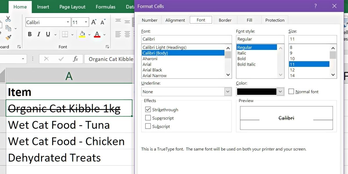format cells dialog box in excel