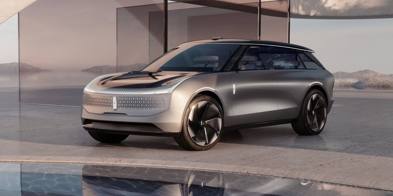 lincoln star electric vehicle concept exterior gray 