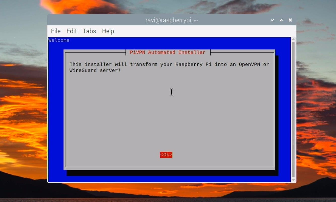 message pi vpn installer for openvpn wireguard vpn installation