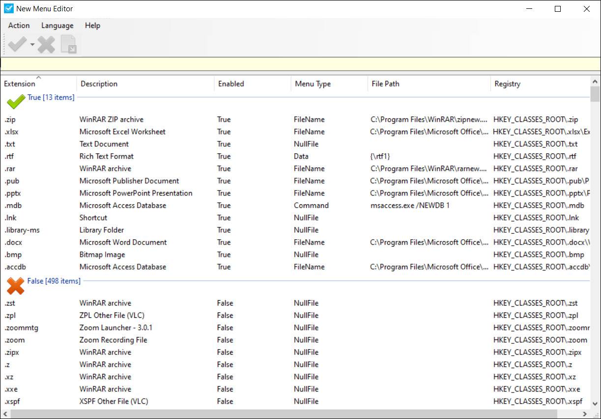 10 Best Shortcuts To Add To Your Right Click Menu image newmenueditor 10 Best Shortcuts To Add To Your Right Click Menu