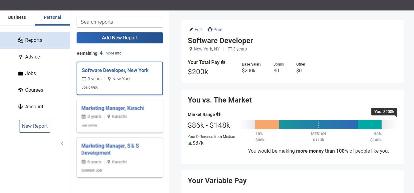 payscale salary report