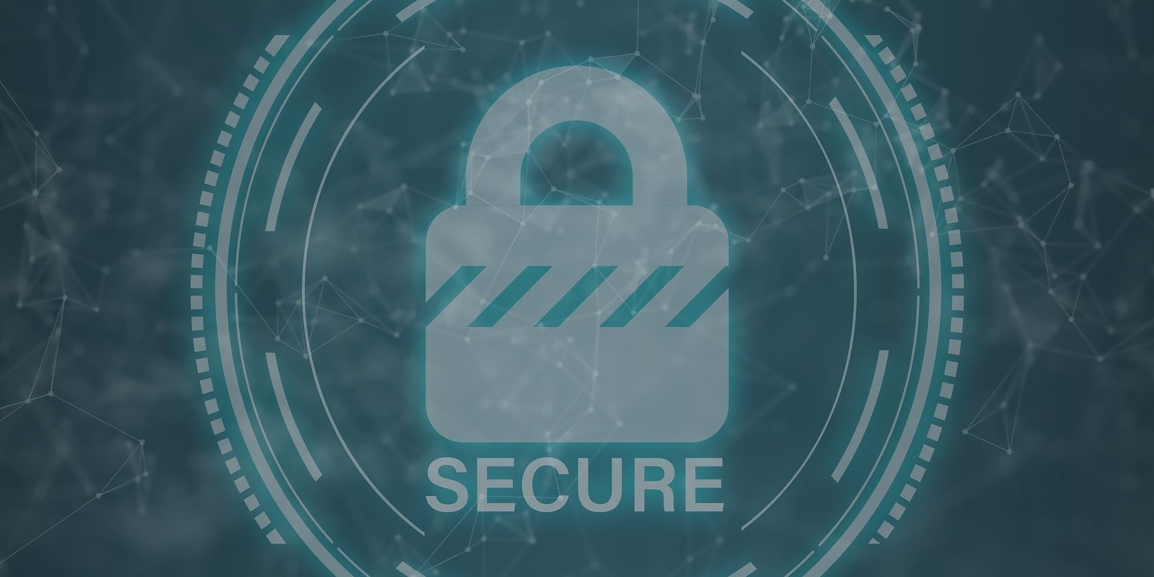 secure padlock logo