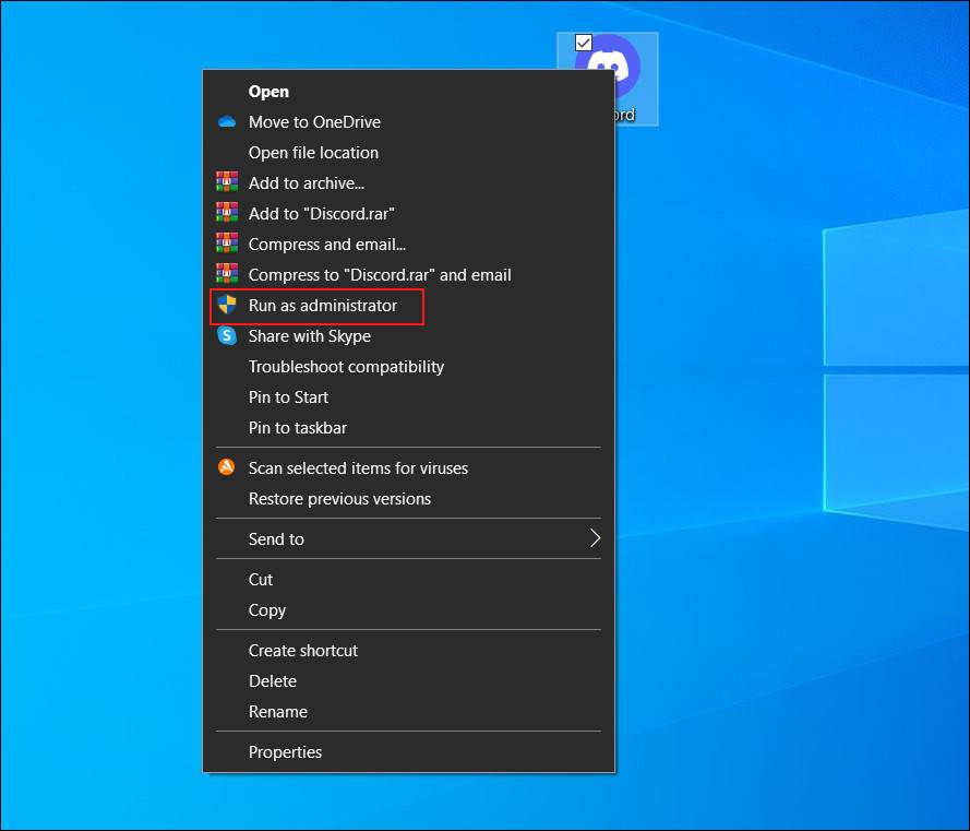 Run As Administrator