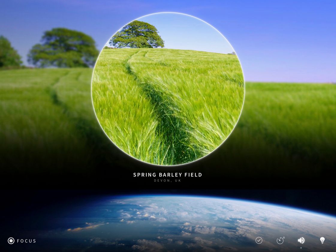 screenshot of Portal app showing the spring barley field location 4